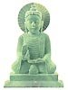 Statuette bouddha en pierre